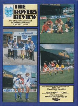 Tranmere Rovers v Huddersfield Town Match Programme 1980-12-13